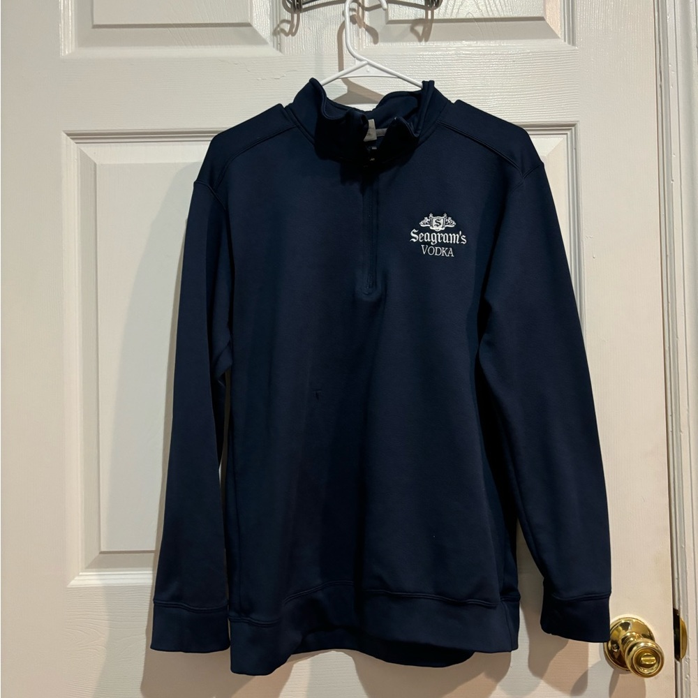 1/4 zip Seagrams Vodka